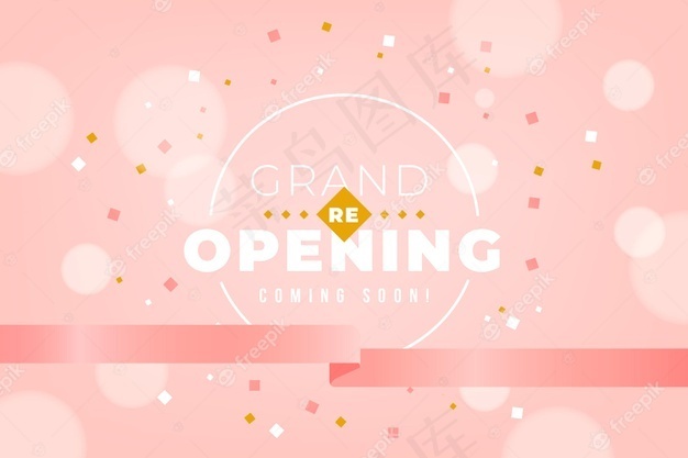 粉红博克效果重新开放不久背景