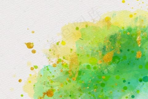 金箔水彩画背景