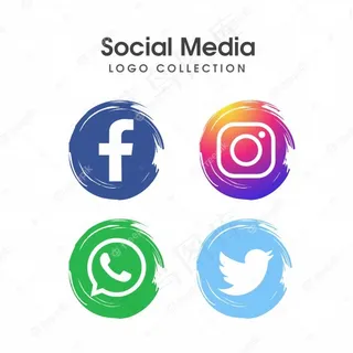 社交媒体logo系列