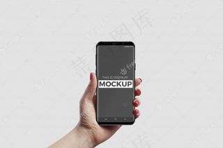 手持智能手机模型样机