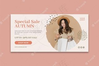 在线商店横幅banner模板