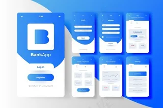 银行应用程序界面概念