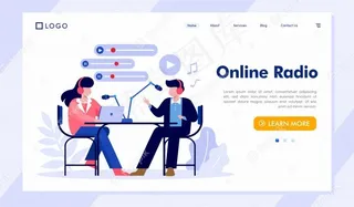 在线广播登陆页网站说明