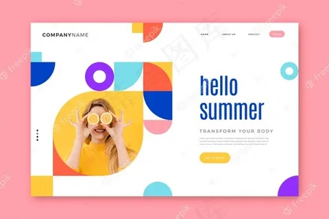 你好暑期登陆页面模板