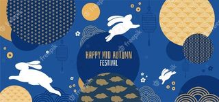 中秋横幅banner概念