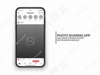 社交媒体模拟用户界面ux模板布局