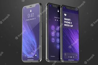 逼真的智能手机模型样机