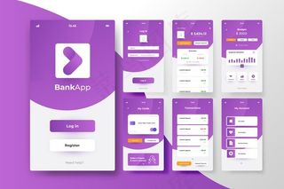 银行应用程序界面概念