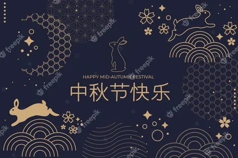 深金中秋旗概念