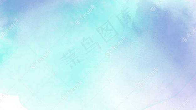 抽象手绘蓝紫色水彩为背景。