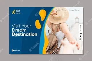 旅游销售网页模板