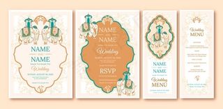 印度婚礼文具系列