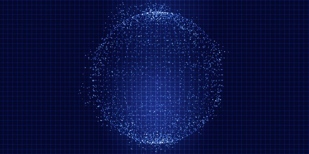 抽象背景与技术点球体eps,ai矢量模版下载