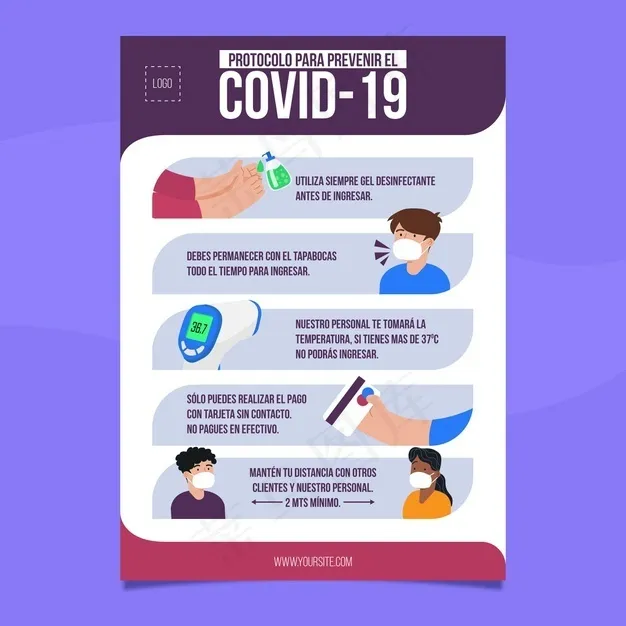 商业海报冠状病毒协议eps,ai矢量模版下载