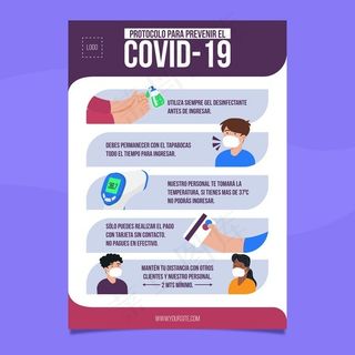 商业海报冠状病毒协议