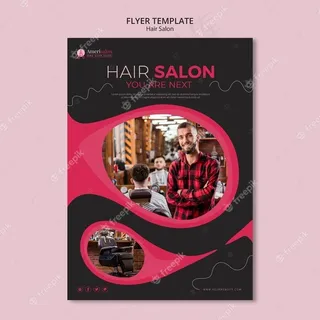 发廊宣传单,DM传单模板