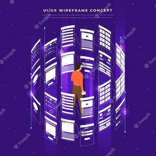 用户界面流程图。手机app移动应用程序概念等轴测。插图。