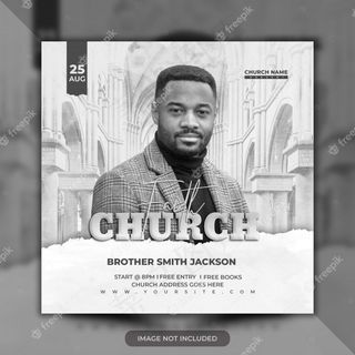 教堂宣传单,DM传单高级psd