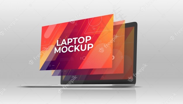 笔记本电脑mackbook模型样机