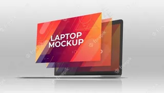 笔记本电脑mackbook模型样机