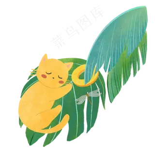 夏季海边元素装饰图,免抠元素