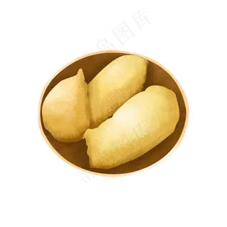 黄色榴莲果肉水果健康天然无公害