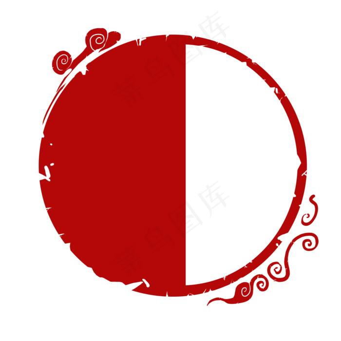 印章印泥朱砂中国红三十一(2000X2000(DPI:300))psd模版下载