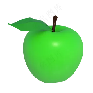 新鲜青苹果