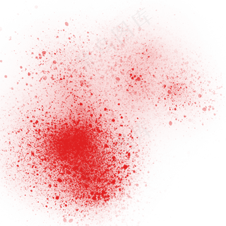 水彩笔触喷溅墨迹