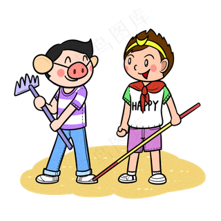 儿童节小朋友玩游戏