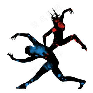 开学季舞蹈社团招新剪影,免抠元素