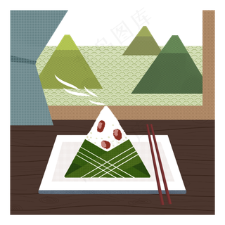 端午节中国传统食物粽子