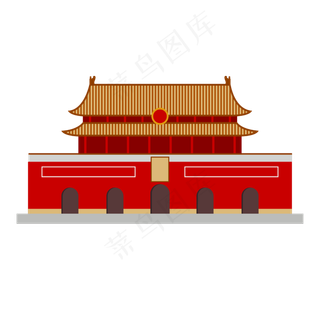 扁平风简约中国*