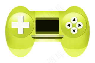 儿童节绿色的游戏机