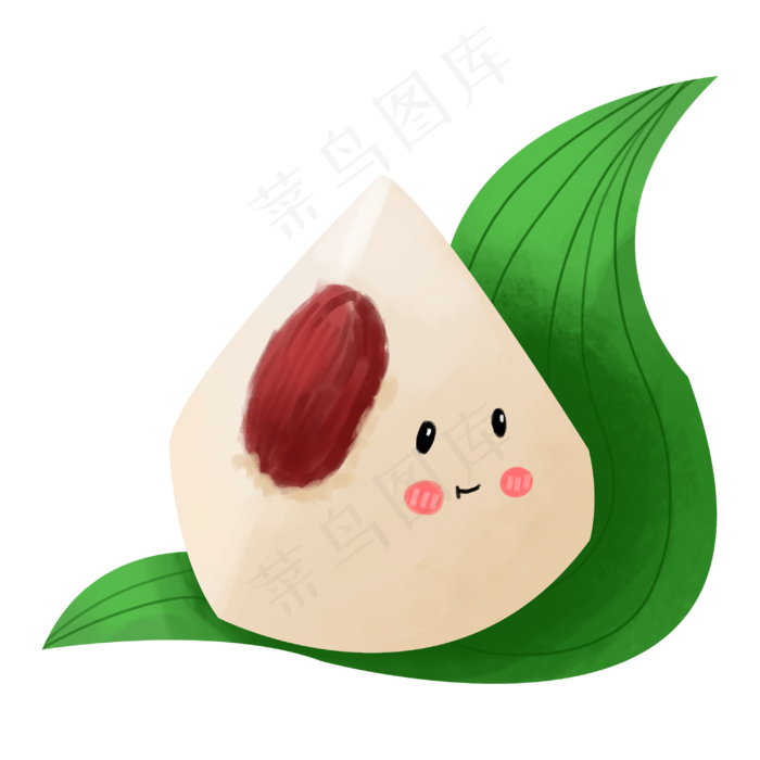 端午节可爱卡通粽子拟人(3000X3000(DPI:300))psd模版下载
