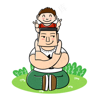 父亲节搞笑父子