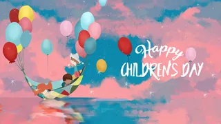 六一儿童节童真梦幻冒险记