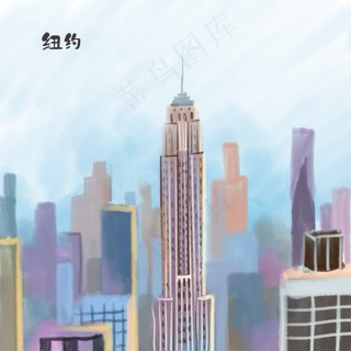 城市旅游地标建筑,免抠元素