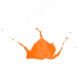 果汁橙汁飞溅,免抠元素