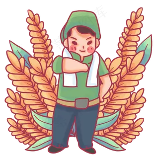 五一劳动节的工人