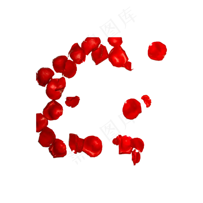 玫瑰花瓣（png免抠）(2000X2000(DPI:72))psd模版下载