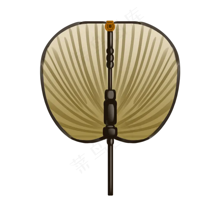 中国风古典扇子,免抠元素(2000X2000(DPI:300))psd模版下载