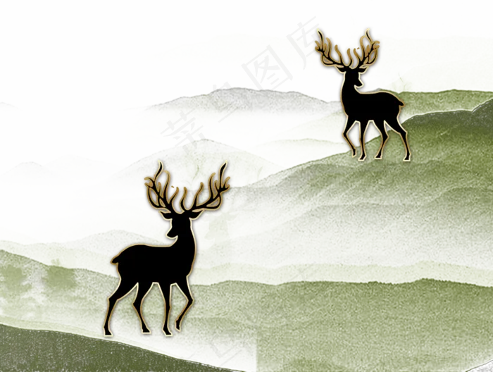 麋鹿山风景(4622X3486(DPI:150))psd模版下载