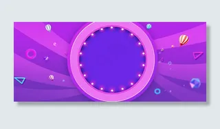 618狂欢蓝色科技banner