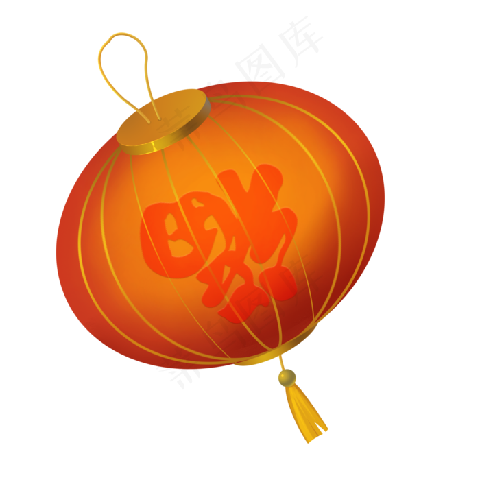新年春节卡通灯笼,免抠元素(2000X2000(DPI:72))psd模版下载