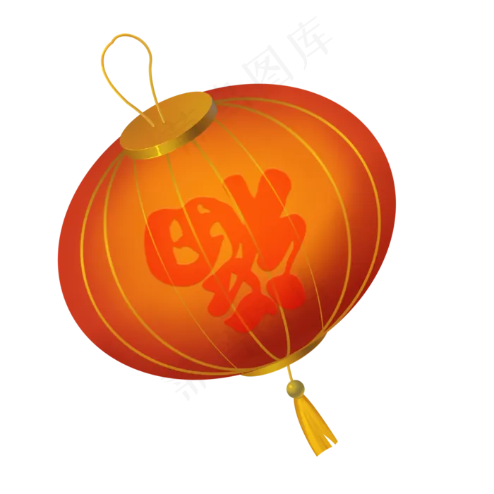 新年春节卡通灯笼,免抠元素(2000X2000(DPI:72))psd模版下载