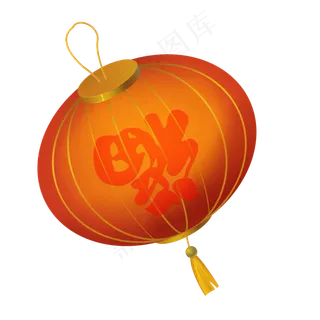 新年春节卡通灯笼,免抠元素