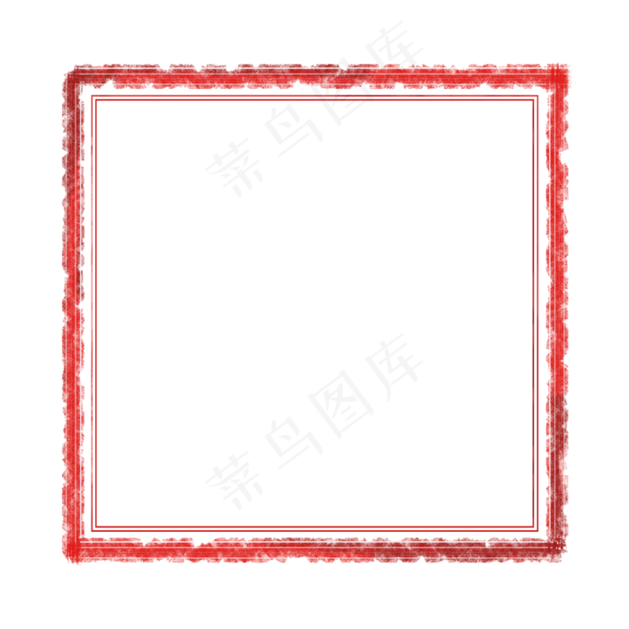 印章边框红色条纹肌理(2000X2000(DPI:300))psd模版下载