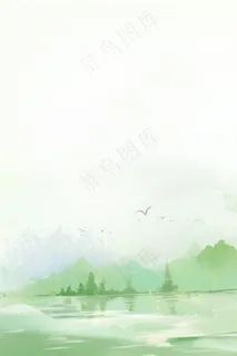 清明节绿色传统psd分层banner 清明节绿色传统psd分层banner