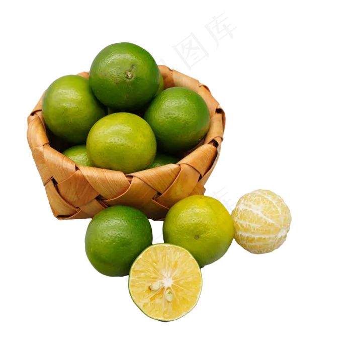 编织筐皇帝柑,免抠元素(3000*3000px 300 dpi )